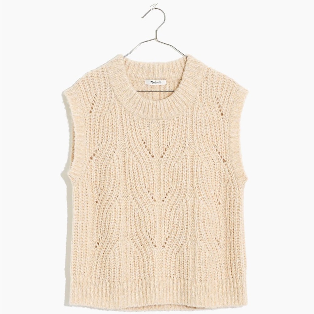 Madewell Firgrove Ribbed Crewneck Sweater Vest